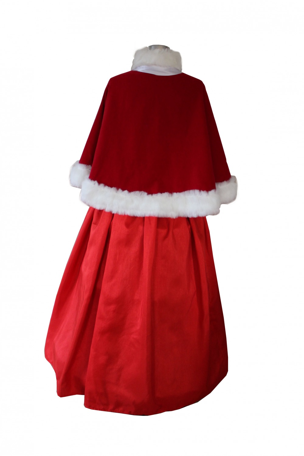 Ladies Victorian Dickensian Carol Singer School Mistress Day Costume Size 6 - 10 Image